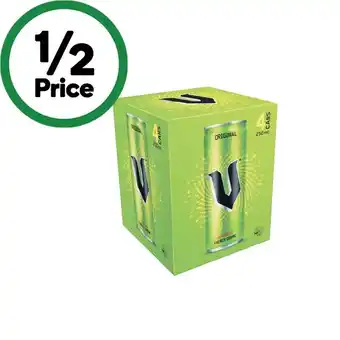 Woolworths V Energy Drink offer