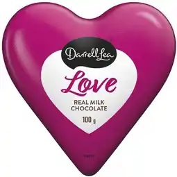 Coles Darrell Lea Chocolate Love Heart offer