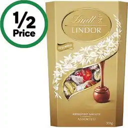 Woolworths Lindt Lindor Cornet offer