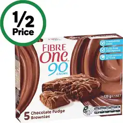 Woolworths Fibre One Bars or Squares 105-120g Pk 4-5 or Nature Valley Crunchy Bars 252g Pk 6 offer