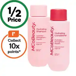 Woolworths MCoBeauty Hydrating Shampoo or Conditioner 350ml offer