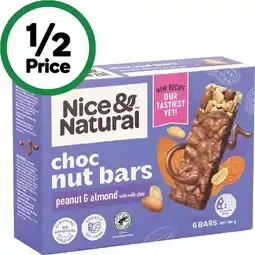 Woolworths Nice & Natural Nut Bars offer