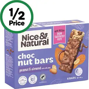 Woolworths Nice & Natural Nut Bars offer