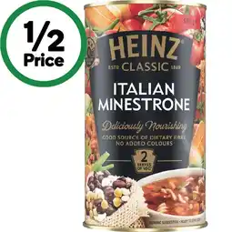 Woolworths Heinz Classic Soup offer