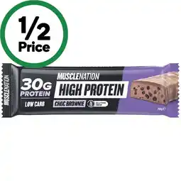 Woolworths Muscle Nation High Protein Bar offer