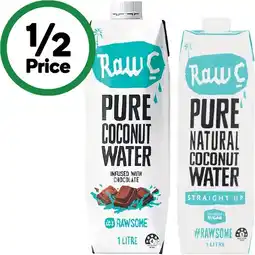 Woolworths Raw C Coconut Water Varieties offer