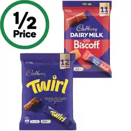 Woolworths Cadbury Share Packs offer