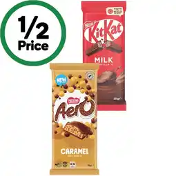Woolworths Nestlé Chocolate Blocks offer