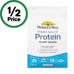 Woolworths Nature’s Way Protein Powder offer