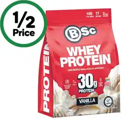 Woolworths BSc Whey Protein Powder offer