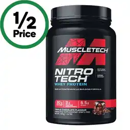 Woolworths MuscleTech Whey Protein offer
