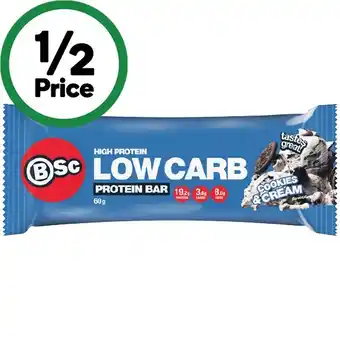 Woolworths BSc High Protein Low Carb Bar offer