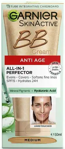 Coles Garnier Skin Active Anti Age BB Cream offer