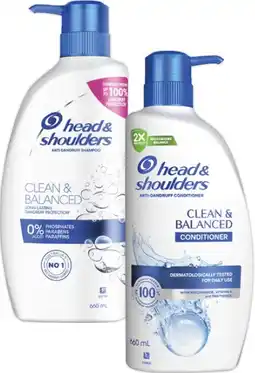 Coles Head & Shoulders Shampoo or Conditioner 660mL offer