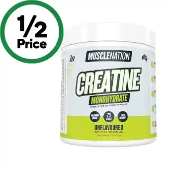 Woolworths Muscle Nation Creatine offer