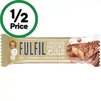 Woolworths Fulfil Protein Bar offer