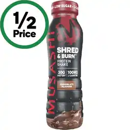 Woolworths Musashi Shred & Burn Protein Shake offer