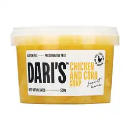 Woolworths Dari’s Soup – Excludes Flavours of the World – From the Deli offer
