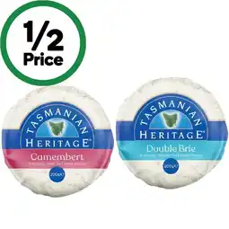Woolworths Tasmanian Heritage Brie or Camembert 200g – From the Deli offer