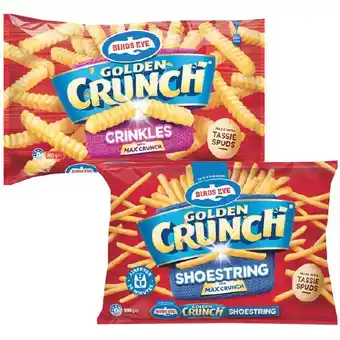 Woolworths Birds Eye Golden Crunch Chips offer