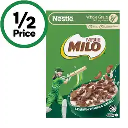 Woolworths Nestlé Milo Cereal offer