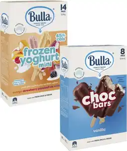 Coles Bulla Frozen Dessert Sticks-14 Pack 472mL-750mL offer
