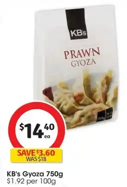 Coles KB's Gyoza offer