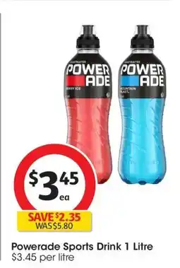 Coles Powerade Sports Drink offer