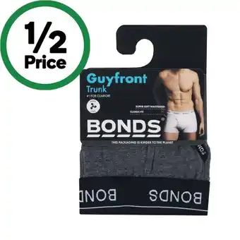 Woolworths Bonds Men’s Guy Front Trunk Assorted offer