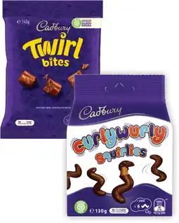Coles Cadbury or Europe Bites or Balls 120g-150g offer
