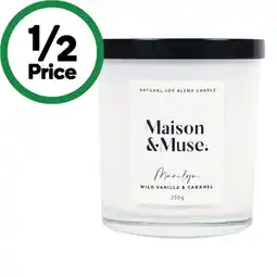 Woolworths Maison & Muse Candle offer