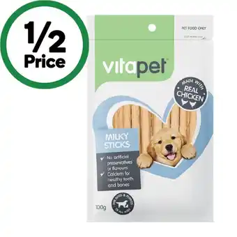 Woolworths Vitapet Dog Treats offer