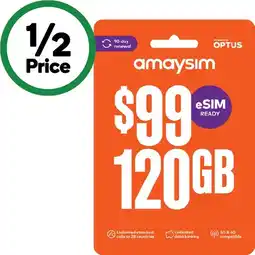 Woolworths amaysim $99 Starter Pack‡ offer