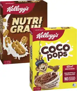Coles Kellogg's Nutri Grain 470g or Coco Pops 535g offer