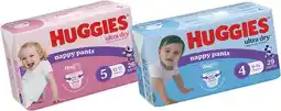 Coles Huggies Ultra Dry Jumbo Nappy Pants-62 Pack offer
