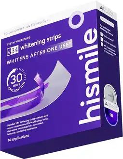Coles Hismile V34 Teeth Whitening Strips offer
