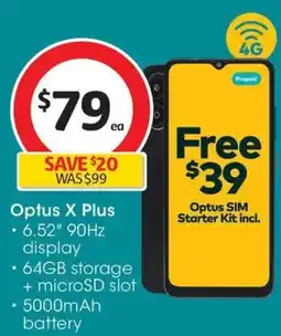 Coles Optus X Plus offer