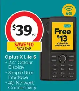 Coles Optus X Lite 5 offer