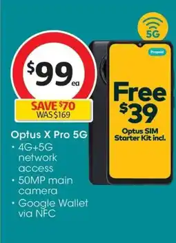 Coles Optus X Pro offer