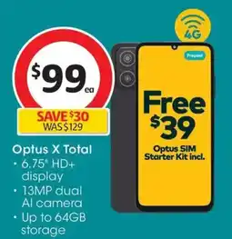 Coles Optus X Total offer