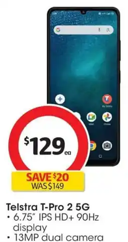 Coles Telstra T-Pro 2 offer