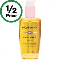 Woolworths MCoBeauty Ultimate Elixir Hair Oil offer
