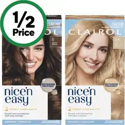 Woolworths Clairol Nice'n Easy Permanent Hair Colour offer