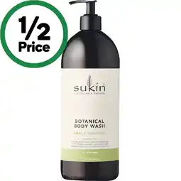 Woolworths Sukin Body Wash offer