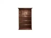 LivingStyles LA New Zealand Pine Timber Bookcase, 120cm, Walnut offer