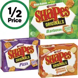 Woolworths Arnott’s Shapes Crackers offer