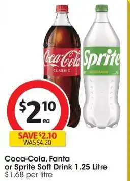 Coles Coca-Cola, Fanta or Sprite Soft Drink offer