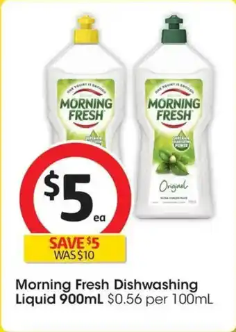 Coles Morning Fresh Dishwashing Liquid offer