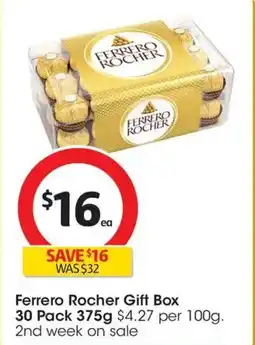 Coles Ferrero Rocher Gift Box offer