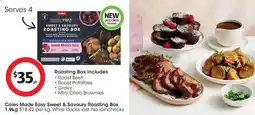 Coles Coles Made Easy Sweet & Savoury Roasting Box offer